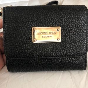 Michael Kors Black Wristlet Wallet